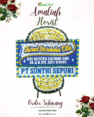 Papan Bunga Duka di Samenage