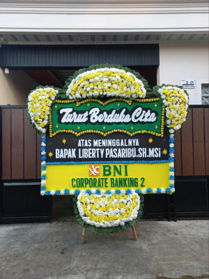 Papan Bunga Duka di Samenage