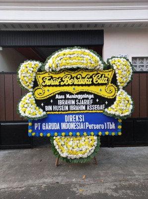 Papan Bunga Duka di Samenage