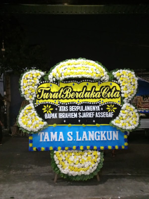 Papan Bunga Duka di Samenage