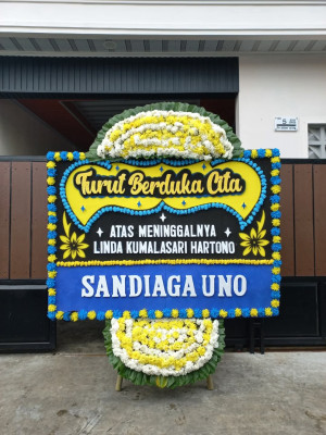 Papan Bunga Duka di Samenage