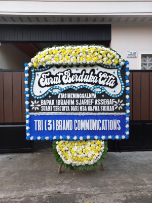 Papan Bunga Duka di Samenage
